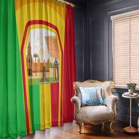 Mali Landmarks Window Curtain Cultural Patterns & Famous Tourist Destinations