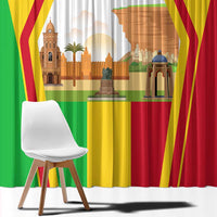 Mali Landmarks Window Curtain Cultural Patterns & Famous Tourist Destinations