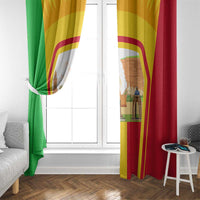 Mali Landmarks Window Curtain Cultural Patterns & Famous Tourist Destinations