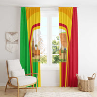 Mali Landmarks Window Curtain Cultural Patterns & Famous Tourist Destinations