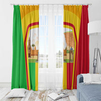 Mali Landmarks Window Curtain Cultural Patterns & Famous Tourist Destinations
