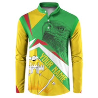 Mali Vulture Button Sweatshirt National Emblem Details & Traditional Patterns