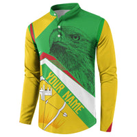 Mali Vulture Button Sweatshirt National Emblem Details & Traditional Patterns