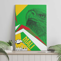 Mali Vulture Canvas Wall Art National Emblem Details & Traditional Patterns