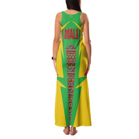 Mali Vulture Family Matching Tank Maxi Dress and Hawaiian Shirt National Emblem Details & Traditional Patterns