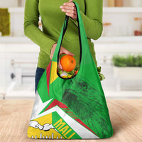 Mali Vulture Grocery Bag National Emblem Details & Traditional Patterns