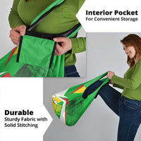 Mali Vulture Grocery Bag National Emblem Details & Traditional Patterns