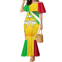 Mali Vulture Mermaid Dress National Emblem Details & Traditional Patterns