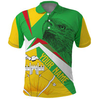 Mali Vulture Polo Shirt National Emblem Details & Traditional Patterns