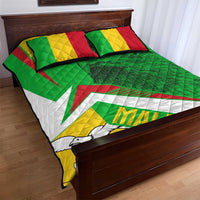 Mali Vulture Quilt Bed Set National Emblem Details & Traditional Patterns