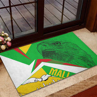 Mali Vulture Rubber Doormat National Emblem Details & Traditional Patterns