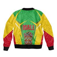 Mali Vulture Sleeve Zip Bomber Jacket National Emblem Details & Traditional Patterns