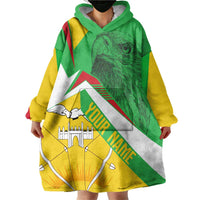 Mali Vulture Wearable Blanket Hoodie National Emblem Details & Traditional Patterns