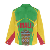 Mali Vulture Women Casual Shirt National Emblem Details & Traditional Patterns