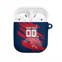 Personalized France Football Gallic AirPods Case Rooster Mascot Flag Art - Birthplace Of Liberty
