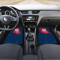 Personalized France Football Gallic Car Mats Rooster Mascot Flag Art - Birthplace Of Liberty