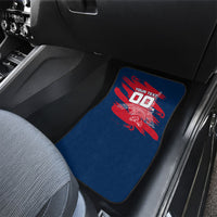Personalized France Football Gallic Car Mats Rooster Mascot Flag Art - Birthplace Of Liberty