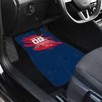 Personalized France Football Gallic Car Mats Rooster Mascot Flag Art - Birthplace Of Liberty