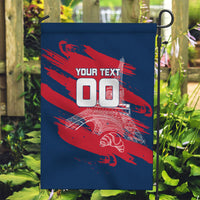 Personalized France Football Gallic Garden Flag Rooster Mascot Flag Art - Birthplace Of Liberty