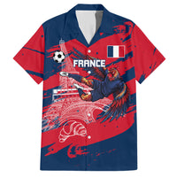 Personalized France Football Gallic Hawaiian Shirt Rooster Mascot Flag Art - Birthplace Of Liberty