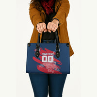 Personalized France Football Gallic Leather Bag Rooster Mascot Flag Art - Birthplace Of Liberty