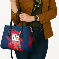 Personalized France Football Gallic Leather Bag Rooster Mascot Flag Art - Birthplace Of Liberty