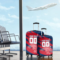 Personalized France Football Gallic Luggage Cover Rooster Mascot Flag Art - Birthplace Of Liberty