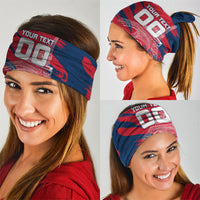Personalized France Football Gallic Neck Gaiter Rooster Mascot Flag Art - Birthplace Of Liberty