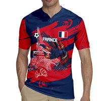 Personalized France Football Gallic Rugby Jersey Rooster Mascot Flag Art - Birthplace Of Liberty