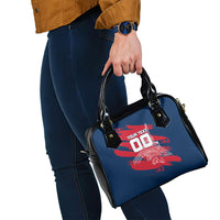 Personalized France Football Gallic Shoulder Handbag Rooster Mascot Flag Art - Birthplace Of Liberty