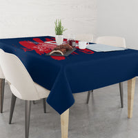 Personalized France Football Gallic Tablecloth Rooster Mascot Flag Art - Birthplace Of Liberty