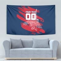 Personalized France Football Gallic Tapestry Rooster Mascot Flag Art - Birthplace Of Liberty