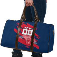 Personalized France Football Gallic Travel Bag Rooster Mascot Flag Art - Birthplace Of Liberty