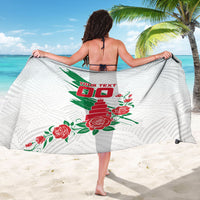 Personalized Iraq Football Sarong Hawk Mascot Soccer - Samarra Tower And Red Roses