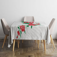 Personalized Iraq Football Tablecloth Hawk Mascot Soccer - Samarra Tower And Red Roses