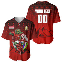 Personalized Egypt Soccer Crocodile Mascot Baseball Jersey Egyptian Pyramid Football Cultural Graphic Art