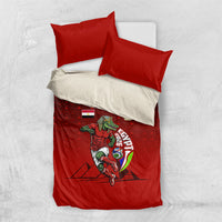 Personalized Egypt Soccer Crocodile Mascot Bedding Set Egyptian Pyramid Football Cultural Graphic Art
