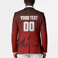Personalized Egypt Soccer Crocodile Mascot Blazer Egyptian Pyramid Football Cultural Graphic Art