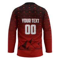 Personalized Egypt Soccer Crocodile Mascot Hockey Jersey Egyptian Pyramid Football Cultural Graphic Art