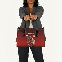 Personalized Egypt Soccer Crocodile Mascot Leather Bag Egyptian Pyramid Football Cultural Graphic Art