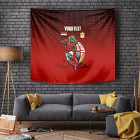 Personalized Egypt Soccer Crocodile Mascot Tapestry Egyptian Pyramid Football Cultural Graphic Art