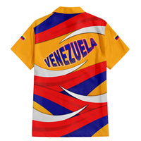 Venezuela Family Matching Mermaid Dress and Hawaiian Shirt with Yellow Red Blue Flag Stripe Wave Spirit