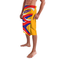 Venezuela Lavalava with Yellow Red Blue Flag Stripe Wave Spirit