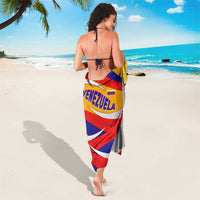Venezuela Sarong with Yellow Red Blue Flag Stripe Wave Spirit