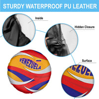 Venezuela Spare Tire Cover with Yellow Red Blue Flag Stripe Wave Spirit
