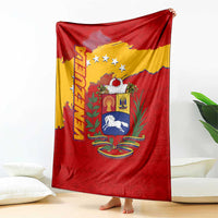 Venezuela Blanket with National Coat of Arms Flag Map Spirit