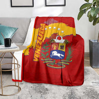 Venezuela Blanket with National Coat of Arms Flag Map Spirit