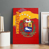 Venezuela Canvas Wall Art with National Coat of Arms Flag Map Spirit