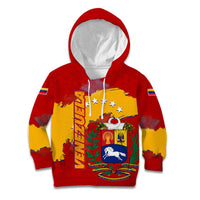 Venezuela Kid Hoodie with National Coat of Arms Flag Map Spirit