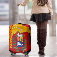 Venezuela Luggage Cover with National Coat of Arms Flag Map Spirit